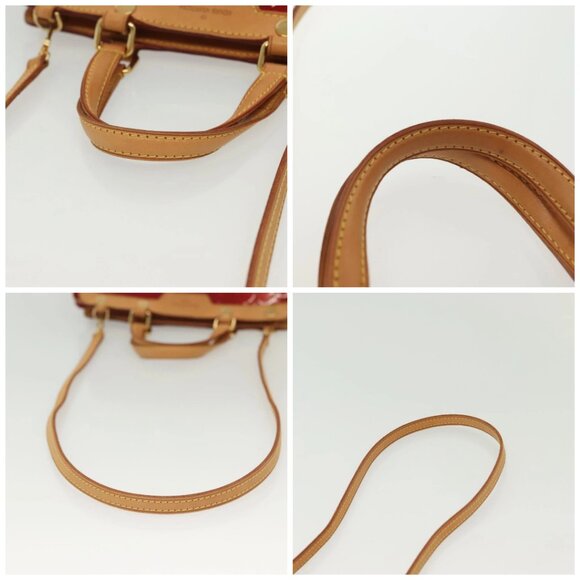 LOUIS VUITTON Monogram Vernis Brea PM Hand Bag Red M91623 LV Auth ep10407 - Picture 16 of 16